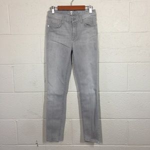 7FAM Women's High Waist Cropped Skinny Jeans